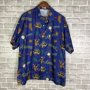 Arizona Diamondbacks 25th Anniversary Game Day Promo Vacay Camp Shirt Mens XL